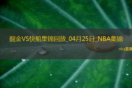 04月25日NBA季后赛西部首轮G3 掘金 - 快船 精彩镜头
